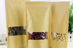 Windowed kraft paper pouch (3)